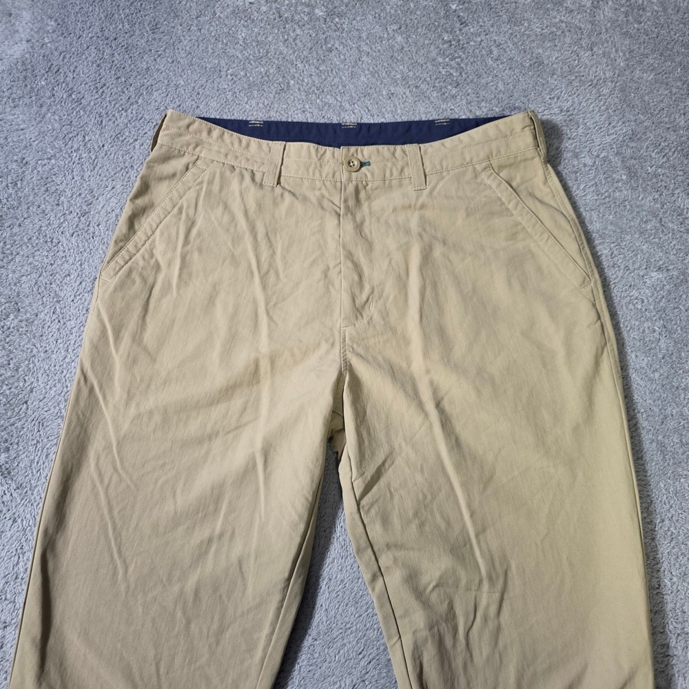 Rohan Mens 34 Short Fusions Trousers Khaki Polyamide Hiking Travel Pants